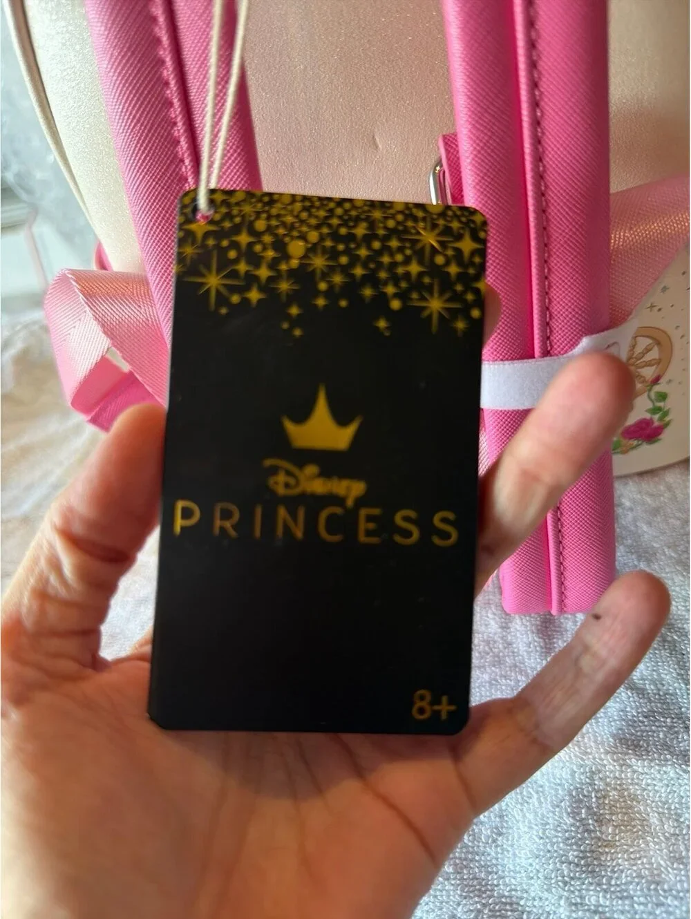 Loungefly Disney Sleeping Beauty Celebration Sequin Castle Backpack NWT